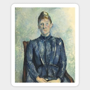 Portrait of Madame Cezanne by Paul Cezanne Magnet